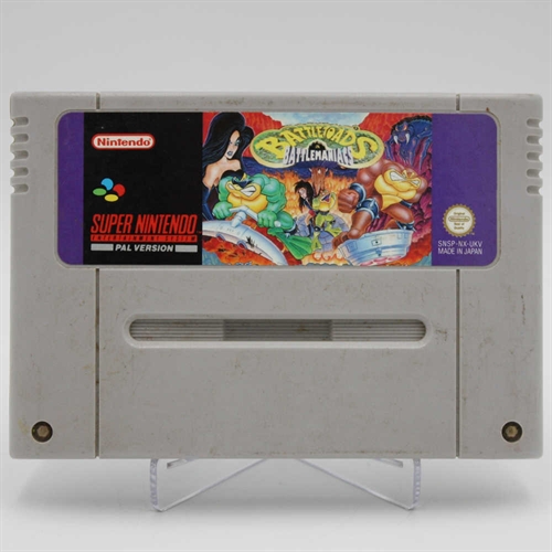 Battletoads in Battlemaniacs - SNES - Cartridge - (UKV) (C Grade) (Genbrug)